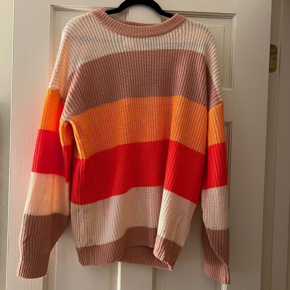 Women’s Striped Sweater M